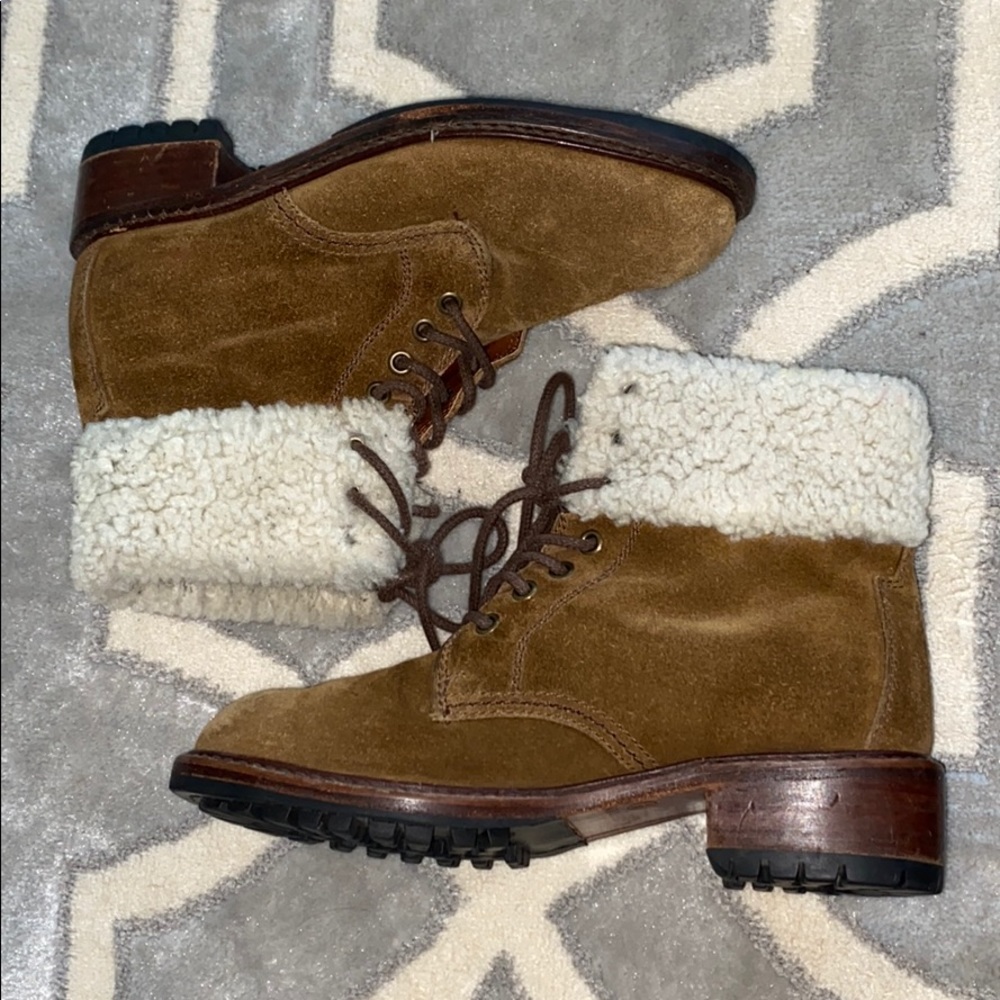 SOLD❗️Colee Haan Country Shearling Suede Boot
